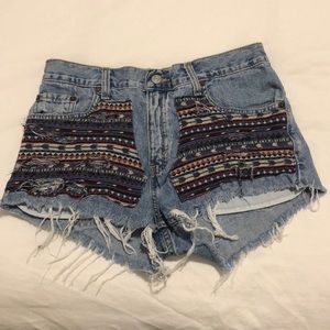 Vintage Levi jean shorts